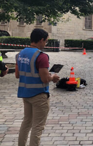 pilote de drone en formation