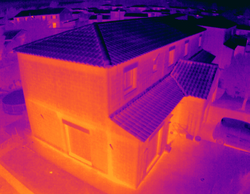 thermographie par Drone